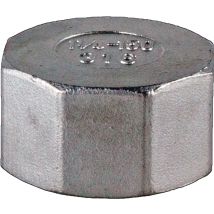 Springer - 326100t 8-kant-kappe En 10226-1 Nps 1 Zoll Innengewinde 22 Mm
