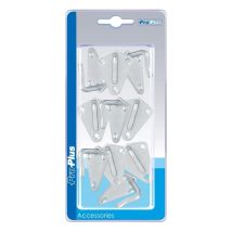Gancho Para Cuerda Proplus Metálico Soldado 40x45mm Pack 10