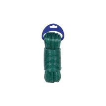 Cuerda plastificada Rombull 5mm x 25m – Polietileno de alta densidad – Resistencia 95 kg – Impermeable – Ideal para jardinería y camping