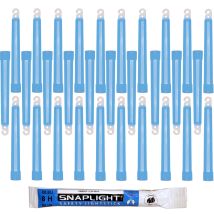 Cyalume Bastone Luminoso Snaplight Glow Sticks 15 Cm - Light Sticks Molto Luminoso Con Durata Di 8 Ore - Blu (sacchetto Da 30)