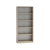 Florencia Librería Moderna Con 5 Nichos Para Salón / Oficina / Dormitorio 30x80x182 Unidad De Almacenamiento Multifuncional Para Libros Decorativos