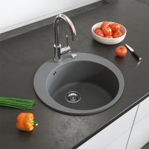 Lavello , Grigio, 50.5 X 50.5 Cm Rotondo, Bergström