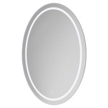 Wholesale Domestic - Manele 600mm X 800mm Oval Illuminated Dimmable Led Mirror With Demister And Touch Sensor