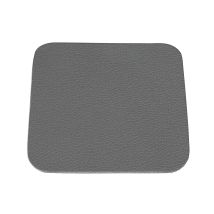Glasuntersetzer Lederoptik 10x10 cm 4 Stück Basalt ASA Selection