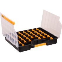 Organizzatore 36 scomparti regolabili in plastica – 465x375x70 mm – Nero – Allit