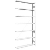 Hofe - Estantería Ensamblable Amplia Ral 7035 Altura De Estantería