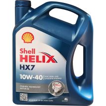 Shell Helix Hx7 10w-40 4l Olio Lubrificante Motore Auto Semisintetico Protezione