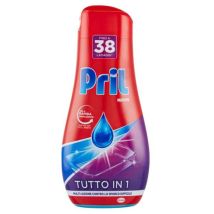 Pril Gel Lavastoviglie Tutto In Uno, 38 Lavaggi, Assortiti, 684 Ml
