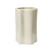 [gebraucht] B-ware Broste Copenhagen Sonja Übertopf Pflanzgefäß Blumentopf Keramik H 55 Cm Grau