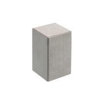 Design Mat - Pomo Cuadrado Ø20 Mm Acero Inoxidable Cepillado - Dm8532.in.20.5