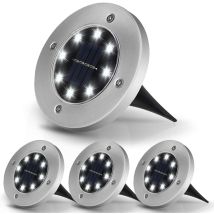 Led-solar-gartenleuchten Für Den Außenbereich, 3000k Warmweiß, Ip65 Wasserdicht, Einbau-led-strahler Für Gärten, Terrassen, Rasenflächen Und Höfe