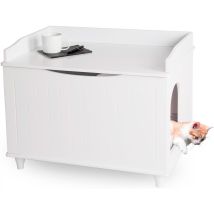 Wondermake - Katzenschrank Für Katzentoilette Groß Aus Holz, Katzenklo-schrank Kommode Xl, Design Katzen-haus Toilette Klo Waschbecken-unterschrank 