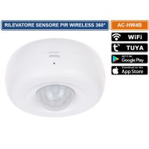 Sensore Rilevatore Pir Wireless A Soffitto 360° Per Sistema Di Allarme Atlo Az-wg13a-tuya