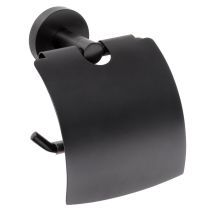 Portarrollos De Papel Higiénico Bemeta Dark De Latón Negro 14x9,5x9cm (104112010)