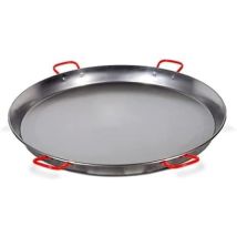 Paellera Valenciana Pulida 90 cm – Acero pulido – Ideal para 50 personas – Cocción uniforme – GARCIMA