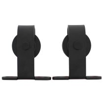 Intersteel - 2-teiliges Laufrollen-set Basic Top 130 Mm Schwarz