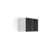 Applique Led Da Parete Per Esterni Nero 4000k Ip65 10w 484 Lm Cri80 Lombardo Ll116007n
