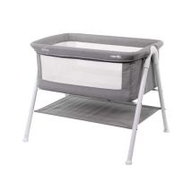 Cuna Para Bebé Nania Hillary Con Colchón De 3 Cm Gris