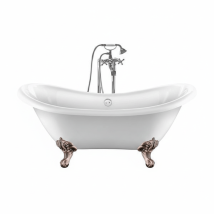 Rogier&mothes - Freistehende Badewanne Darlington Adlerfüße Altkupfer 175
