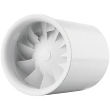 Ventola su tubo 100 mm – 75 m³/h, 100 m³/h – Potenza 4.5 W, 7.5 W – SIKU