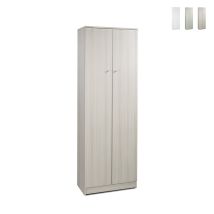 Mehrzweck-kleiderschrank Mit Zwei Türen Light Elm 62x34x H182 Cm