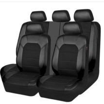 Funda Universal Para Asiento De Coche, Protectora, Compatible Con Airbags Laterales, Lavable Y Fácil De Instalar, Color Negro