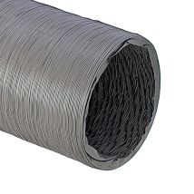 Tubo flexible PVC autoextinguible 6m Ø102mm – Ideal para climatización y ventilación