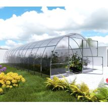 Meistro Kodas - Zertifiziertes Gewächshaus Klasika Easy 3 X 8 M (24 M²), 6 Mm