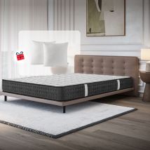 Colchón Viscoelástico 180 X 200 Cm - Altura 21 Cm - Equinox - Espuma Hr Y Blue Latex - Semifirme - Transpirable - Hipoalergénico - Ergonómico - Cara 
