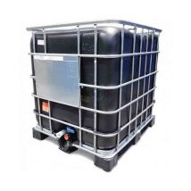 Graf - Recuperatore D'Acqua Piovana Nero Anti-uv Ibc, Cisterna Da 1000 Litri, Serbatoio Per Acqua Piovana, 120x100x116 Cm