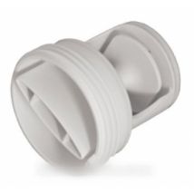 Candy – Tappo della pompa lavatrice – Colore bianco – Altezza 6,5 cm – Materiale plastica