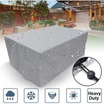 Funda Rectangular Para Muebles De Jardín, Poliéster, Impermeable, A Prueba De Polvo, Protección Uv, Funda Protectora Para Silla O Mesa De Jardín (