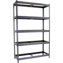 Simonrack – Estantería KIT Simonforte 1809-5 gris – 2000 x 1800 x 900 mm – Carga máxima 600 kg por bandeja