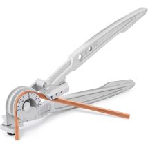 2-in-1 Manuelles Kupferrohrbiegewerkzeug 0-180 Grad Für Kupfer, Messing, Aluminium Und Weichmetalle (10/12 Mm (3/8"))、1/2")
