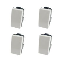 Lot De 4 Inverseurs Unipolaires Gloca 16a 250v Compatibles Avec La Série Matix