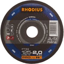 Disco De Corte Ft33 125 X 2,0mm Rhodius Por 25)