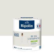 Pintura Para Muebles Y Objetos, Ripolin, Blanco Champán 0,5 L Ripolin