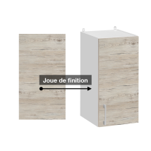 Panel De Acabado Para Mueble Alto Eco Nogal Blanqueado