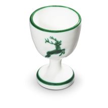 Gmundner Keramik - Grüner Hirsch, Eierbecher (h: 7,5cm)