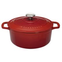 Chasseur - Runde Emaillierte Auflaufform Aus Gusseisen 28cm Rubin Puc472858