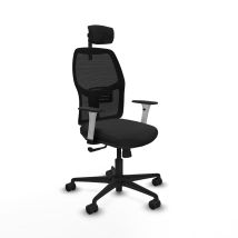 Chaise De Bureau Piqueras Y Crespo Alfera Blanc Mousse Haute Densité