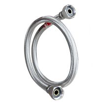 Isoflex - Tubo In Acciaio Inox Diametro Interno 13mm F/f 1/2' - 15/21 - Lunghezza 100cm