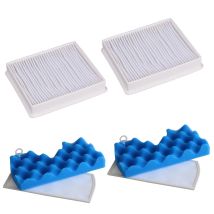 6in1 Set Schwammfilter + Hepa-filter + Mikrofilter Für Samsung Vcc4740s3b/xev Vcc4750v3k/xev Vcc4750v3bxet Vcc4752v32/xev Vcc4752v32/rvc