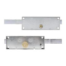 Cerradura KNN CL galvanizada lateral – 17 x 6 cm – 2 unidades – 3 llaves de seguridad