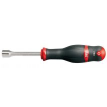USAG – Destornillador de precisión LOGIC 6,0x188 – Mango ergonómico de polipropileno – Cuerpo de acero cromo vanadio – Longitud de la hoja 70 mm