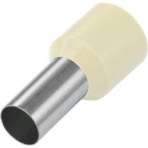 Vogt Verbindungstechnik - 460812 Aderendhülse 10 Mm² Teilisoliert Elfenbein 100 St.