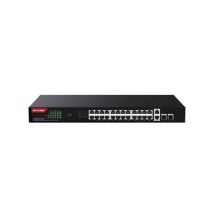 Switch G1128p-24-410w 26p Gigabit Base-t+2p Base-x Sfp Cloud Managed Poe Budget Tot. 370w - Ip-com