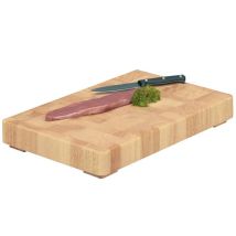 Planche à découper en bois de caoutchouc – ZELLER – Longueur, Largeur, Matières, Forme, Hauteur
