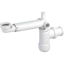 Prevex - Preloc Sifon Für Waschbecken / Badezimmer, Platzsparender Universal-siphon Aus Recyceltem Kunststoff