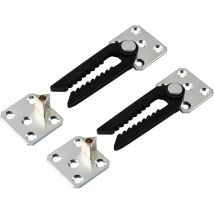 Conector Invisible Para Muebles 2 Piezas Soporte De Montaje De Metal Galvanizado Para Colgar Fijación Y Sujeción De Sofás Y Camas Tapizadas Fijación 